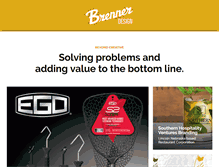 Tablet Screenshot of brennerdesignllc.com